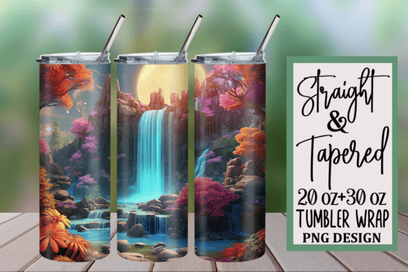 3D Enchanting Water Fall Tumbler Design for Stunning Prints