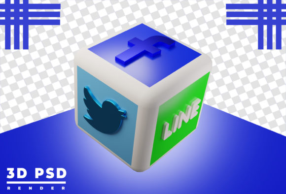 3D Logo Social Media Template: Showcase Your Brand in Style