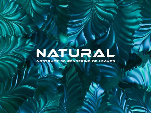 Leaves Natural 3D Background