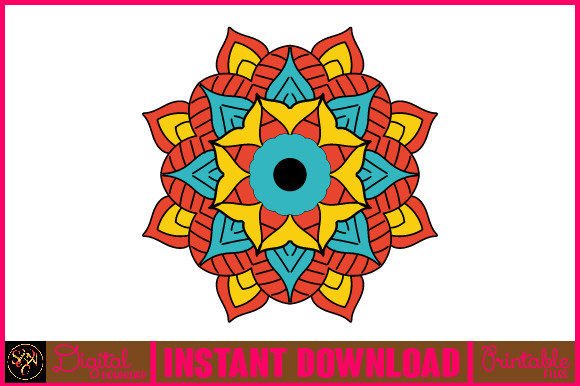 Mandala 3D Layered SVG Cut File-117: A Versatile Design Asset