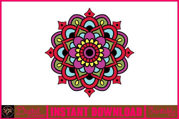 Mandala 3D Layered SVG Cut File-119