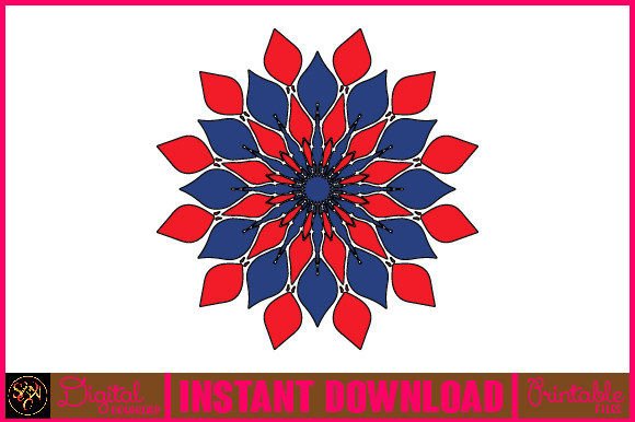 Mandala 3D Layered SVG Cut File-143