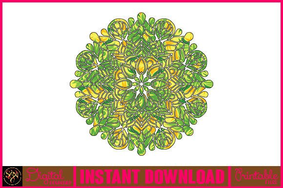 Mandala 3D Layered SVG Cut File-183