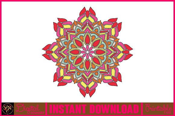 Mandala 3D Layered SVG Cut File-197