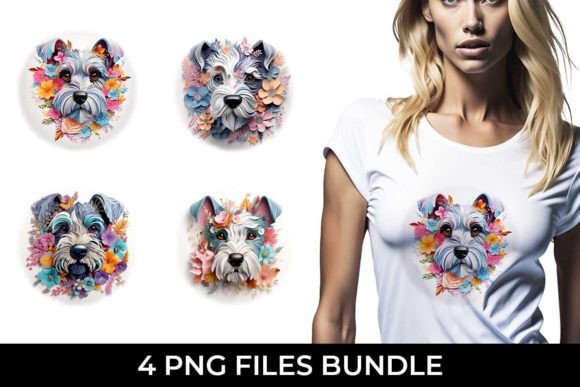 Unleash Your Inner Artist with Floral Schnauzer Sublimation